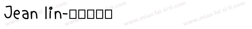 Jean lin字体转换